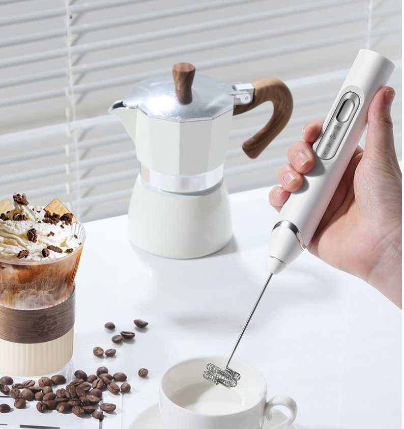 Premium Electric Milk Frother for Creamy Coffee and Lattes