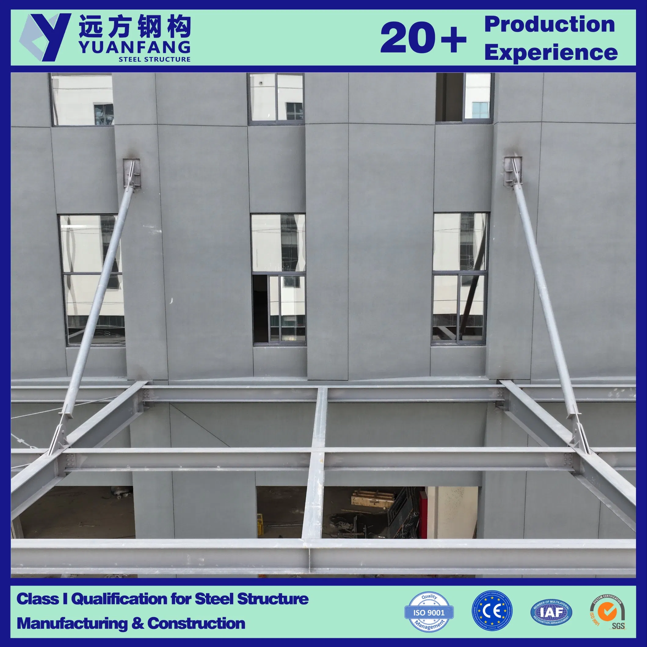 China New Modern Wholesale Construction Building Material of Large Scale Steel Structure Canopy & Awning