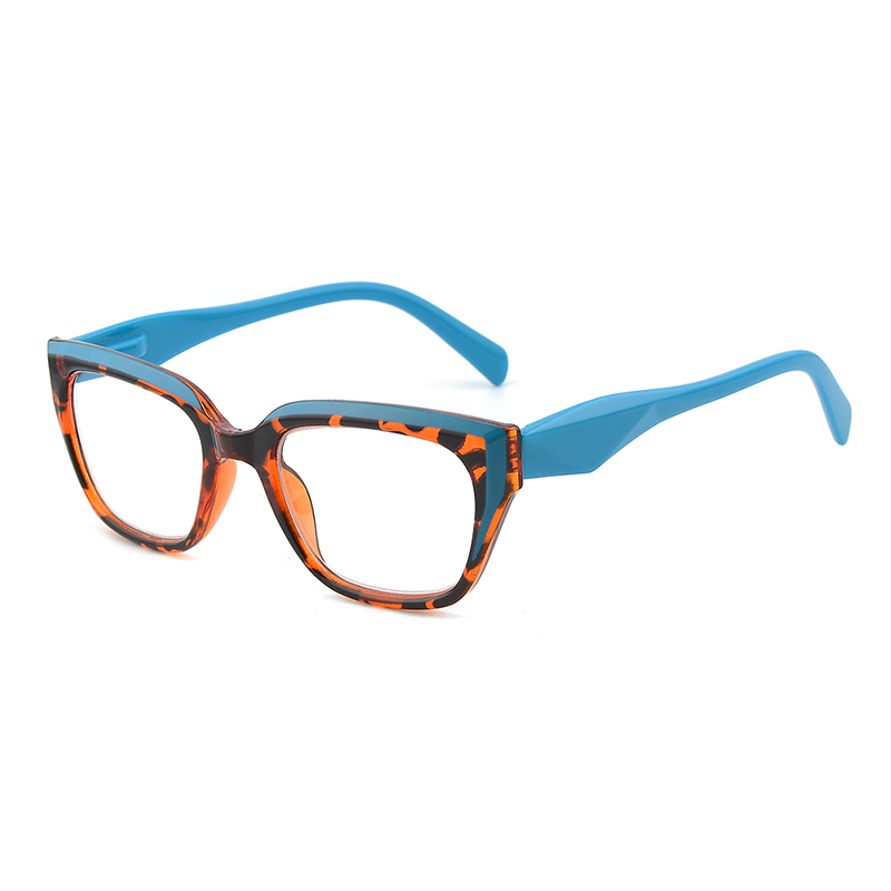 Eyebrow Square Colorful Italy Design Plastic New Reading Glasses Manufacturer for Unisex