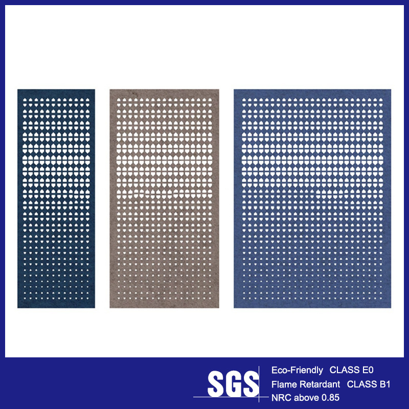 Sound-Absorbing Panel Decorative Flame Retardant