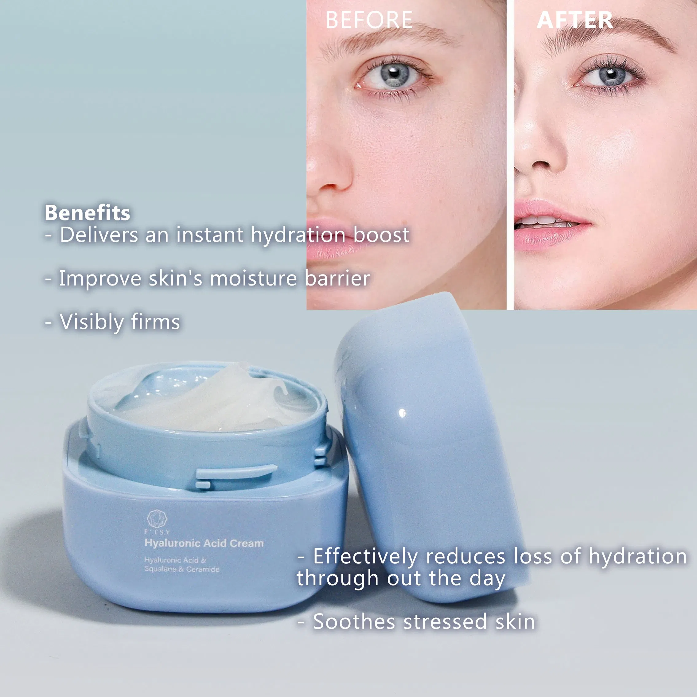 New Arrival Retinol Night Face Cream Hyaluronic Acid Face Day and Night Cream