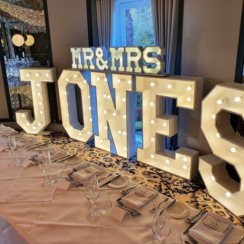 Waterproof Metal Acrylic Marquee LED Letters Alphabet Sign