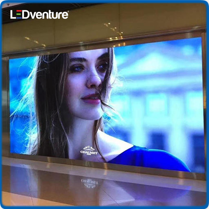 P1.86 Indoor LED Digital Advertising Shopping Video Screen 1 Inch 7 Segment Display