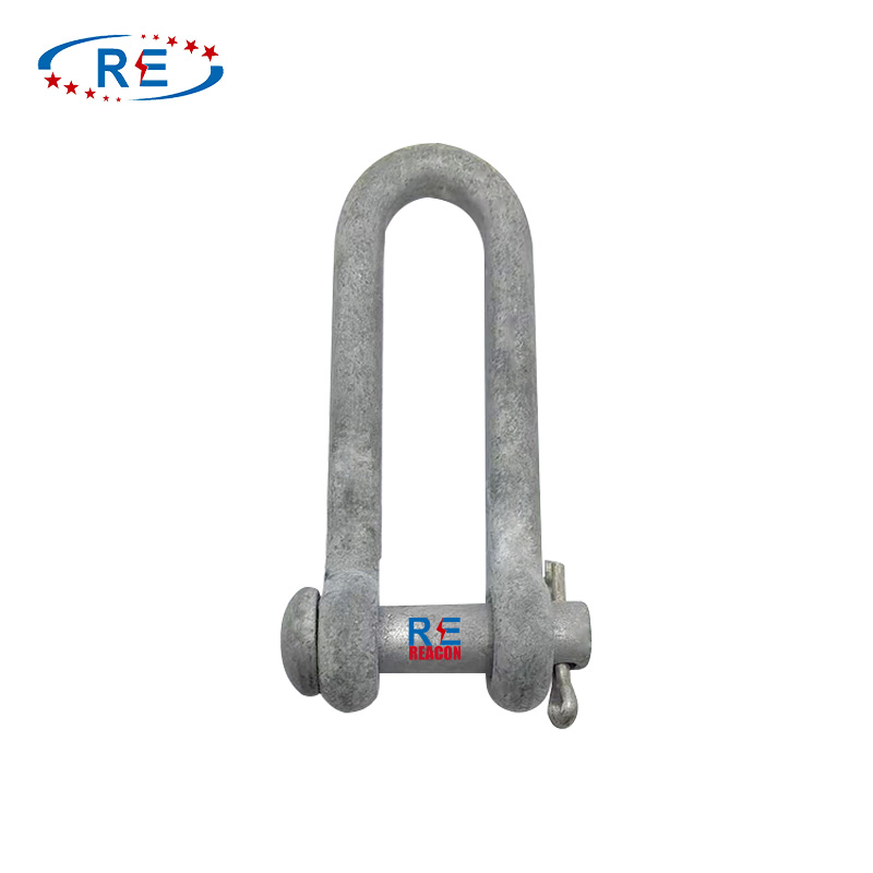 Heavy-Duty E1222 Type Chain Shackle, Hot DIP Galvanized for Power Line Use