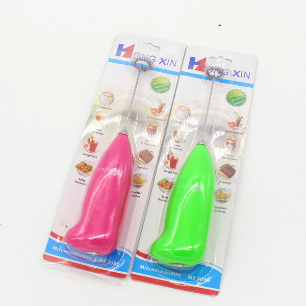 Household Small Kitchen Tool Egg Beater Coffee Stirrer Electric Milk Frother