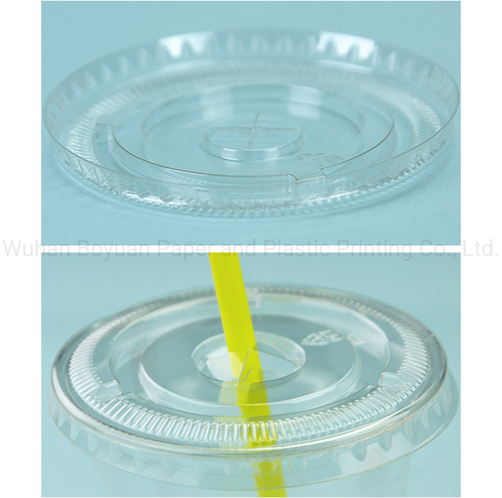 Transparent Custom PP Cup Lid Flat /Dome Cup Cover for Disposable Cups