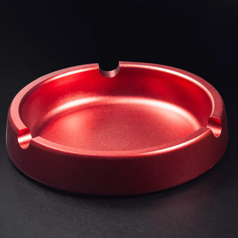 Personalized Aluminum Ashtray with Unique Anodized Logo for Branding