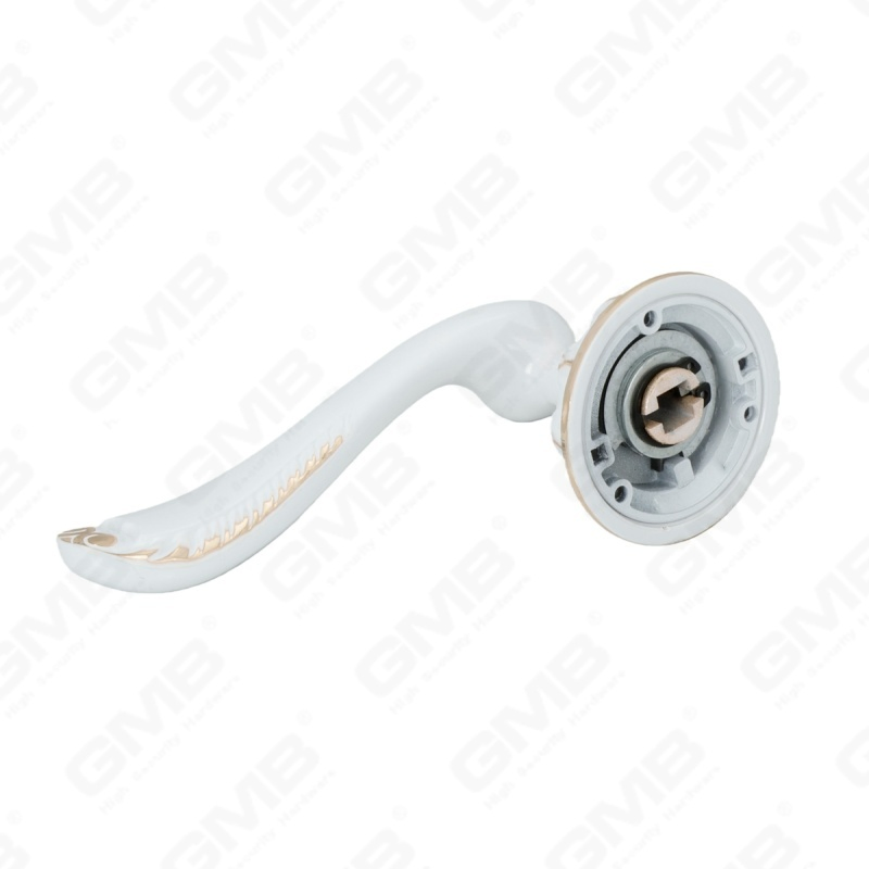 High Quality Extremely Simple Aluminum Door Handle with Thin Round Rosette (A112901)