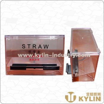 Top Selling Products High Performance Convenient Rectangular Plastic Straw Dispenser