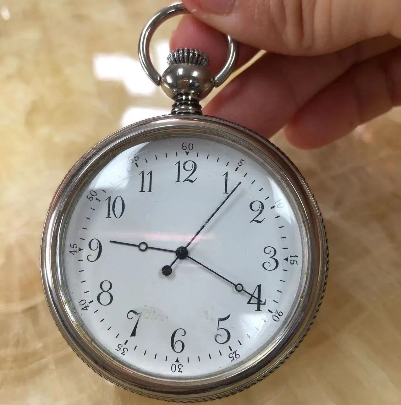 Custom Quartz Necklace Pocket Watch with Chain
