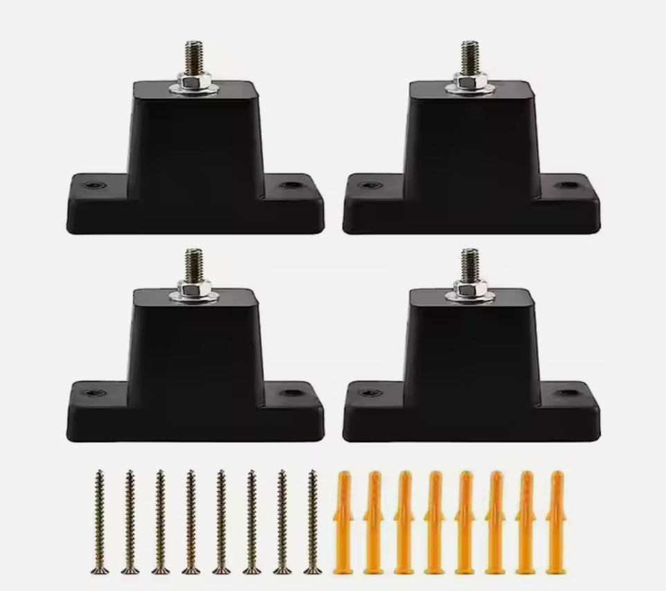 Rubber Vibration Damper Feet Bracket Air Conditioner Anti Vibration Mountings Shock Absorbing Rubber Vibration