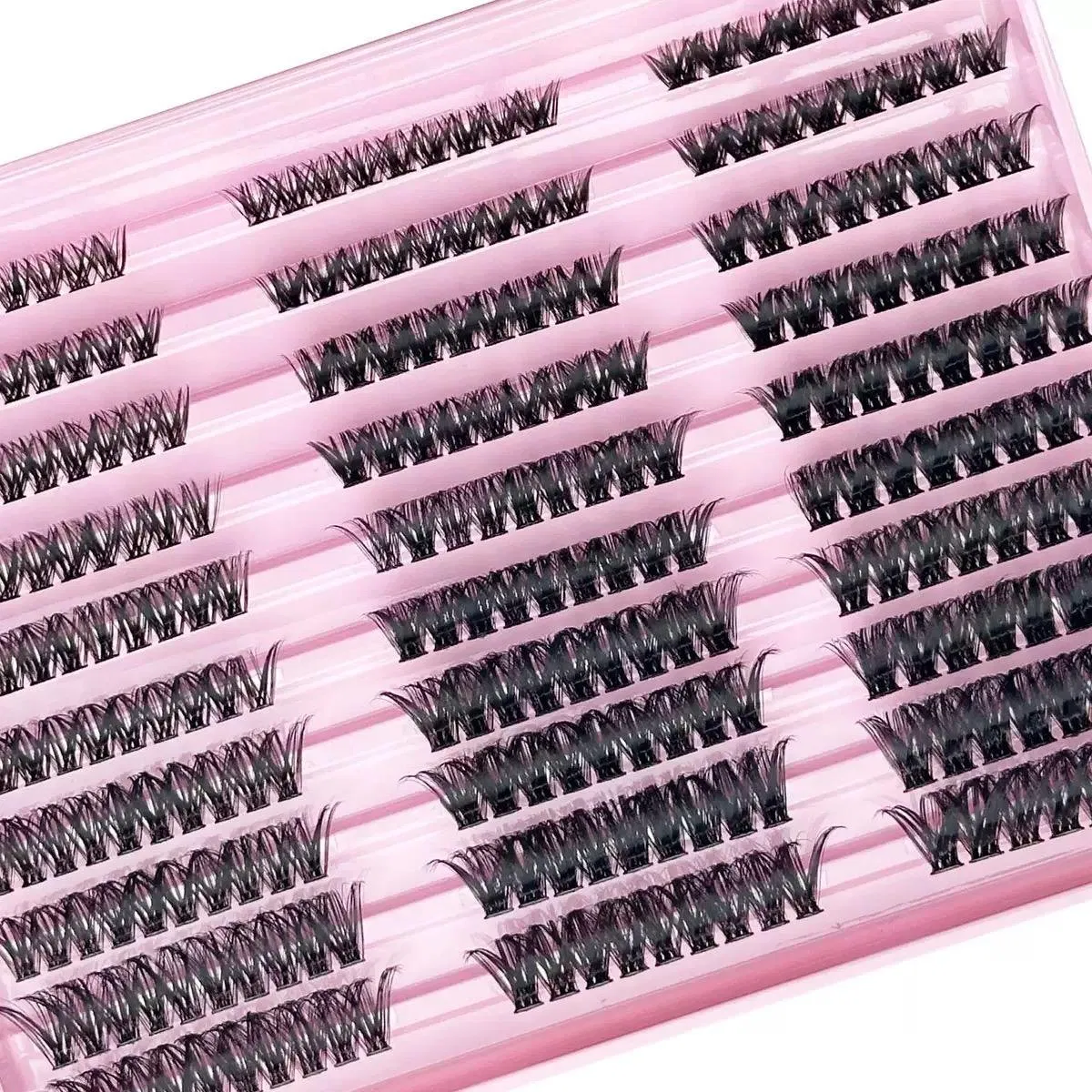 Hot Selling Eyelash Book Large Set 30d 40d 50d 60d 80d 100d Mixed Volume DIY Cluster Segment False Mink Eyelashes