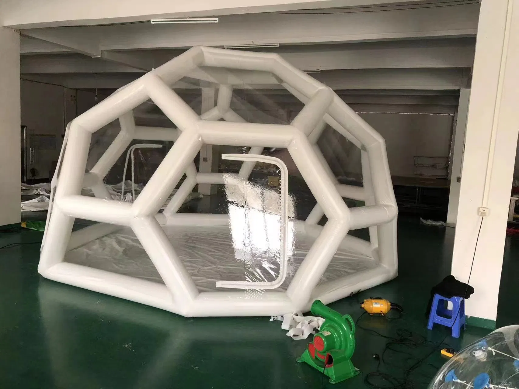 Cheap Football Shaped Inflatable Bubble House Outdoor Camping Clear Inflatable Bubble Tent