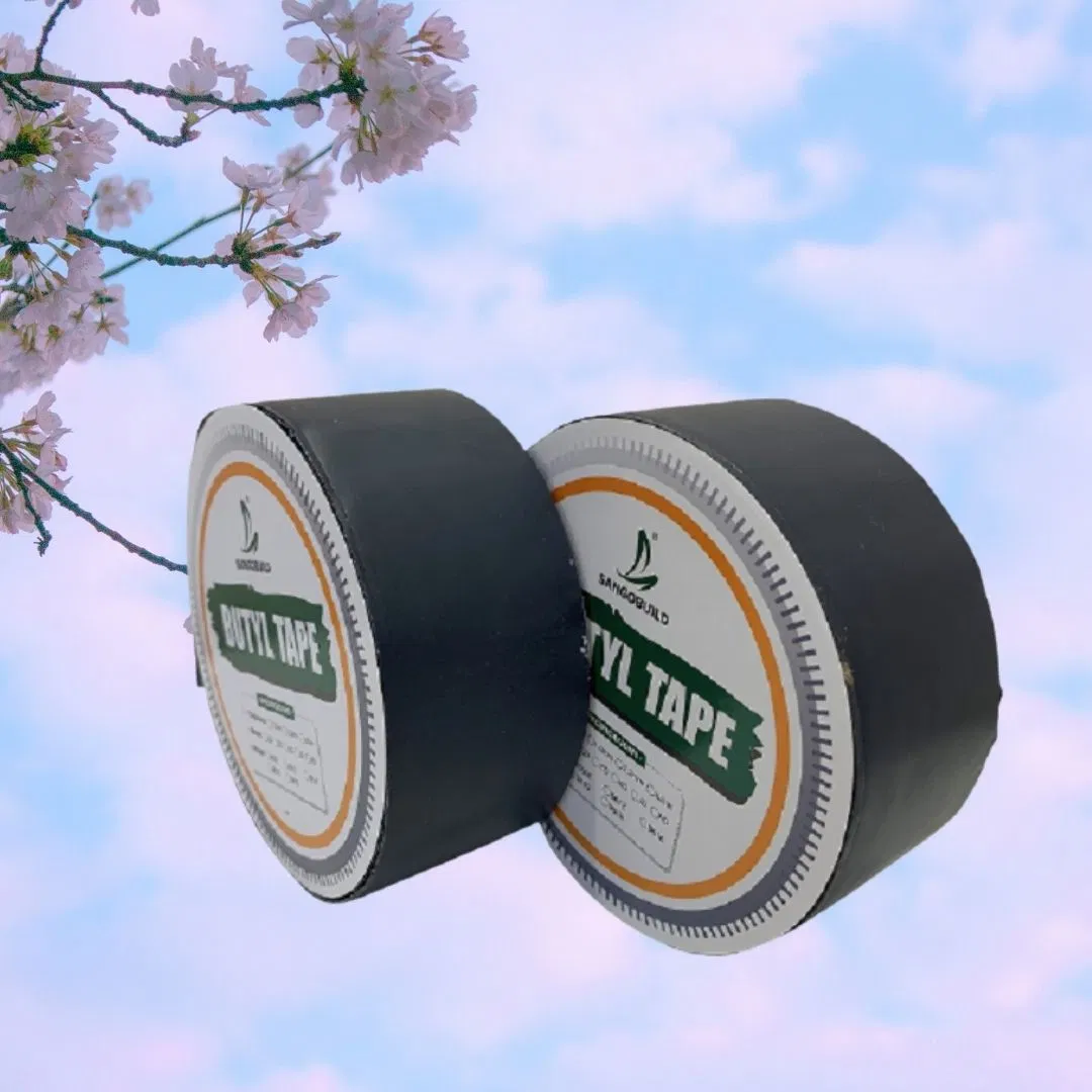 Construction Material Self Adhesive Bitumen Waterproof Butyl Rubber Tape