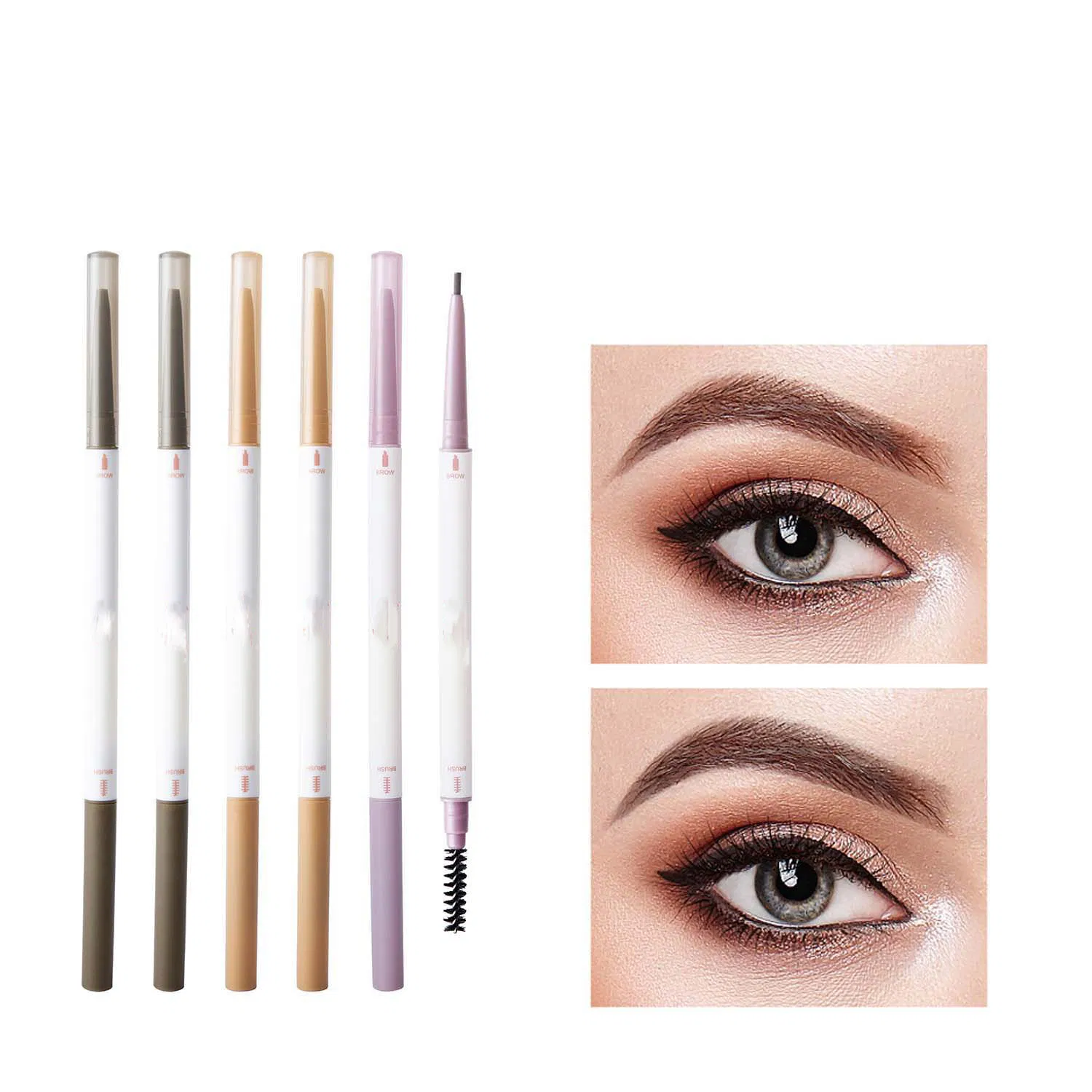 Natural-Looking Brows Waterproof Long-Lasting Fade-Resistant Defined Individual Hairs Wholesale Eyebrow Pencil