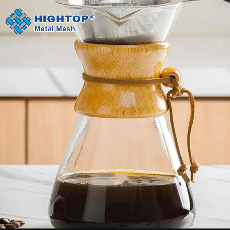 Custom 400ml 600ml 800ml Borosilicate Glass Pour Over Coffee Maker Glass Coffee Pot with Filter