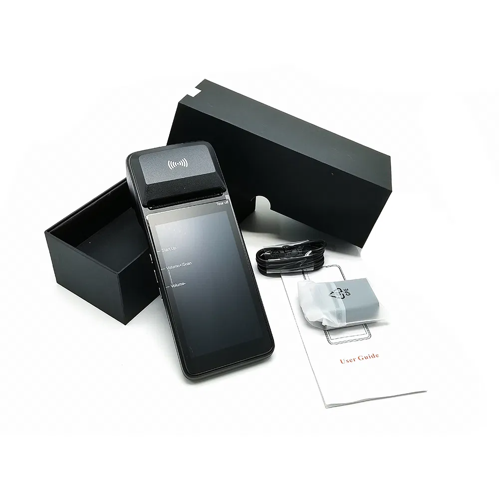 5" HD Display Handheld POS Terminal with Ticket Printer