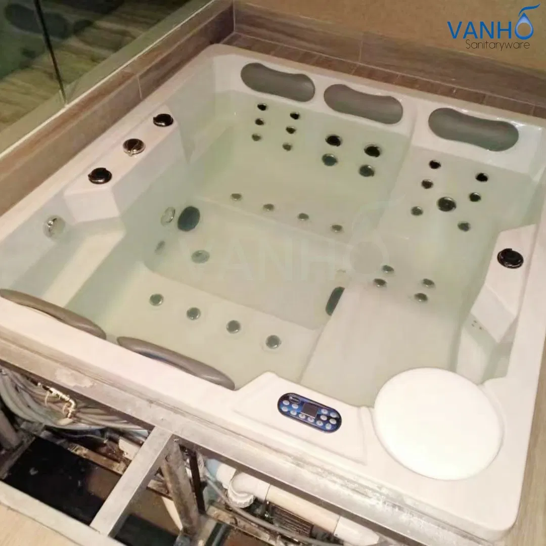 Уличный СПА-бассейн Vanho с гидромассажем