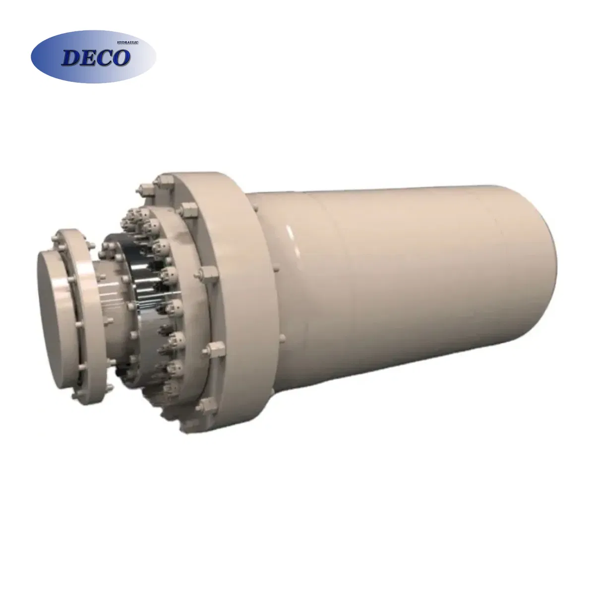 Front Flange Mounted High Pressure Large Piston Hoist Hydraulic Oil Cylinder for Vertical Lifting