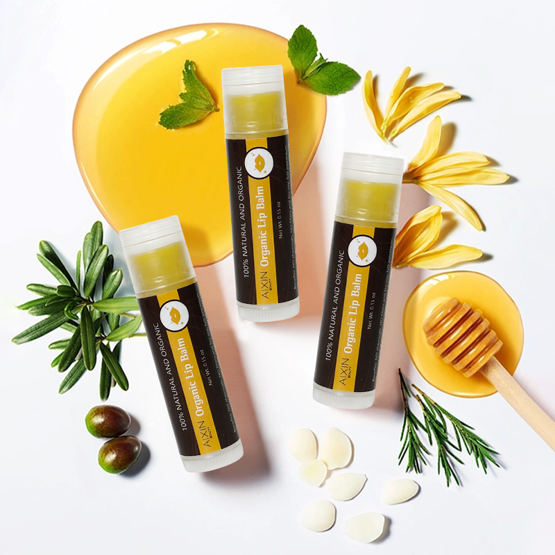 Beauty Cosmetics Skin Care Repair and Nourish Lips Organic Lip Balm
