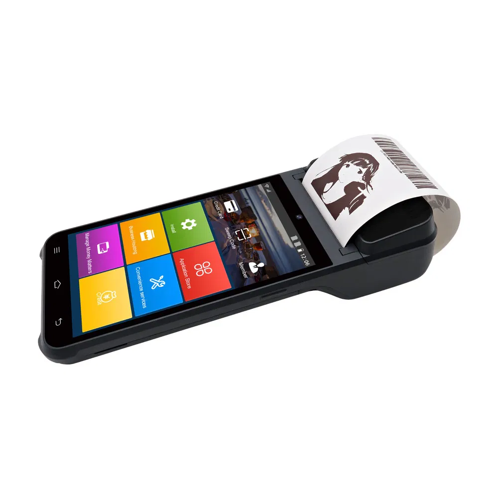 Android 4G Billing POS Machine Cash Register Point of Sale POS Printer Handheld POS Terminal