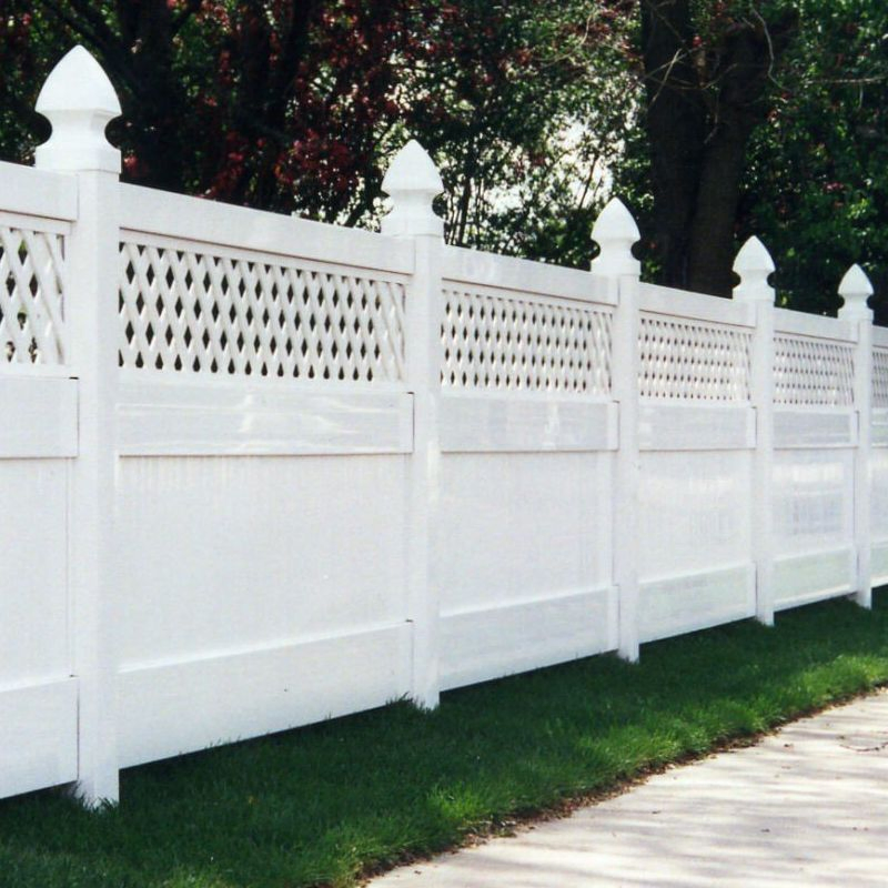 Wholesale Moder Hot Sale Top Quality 6FT. H X8FT. W PVC Privacy Vinyl Garden Fence