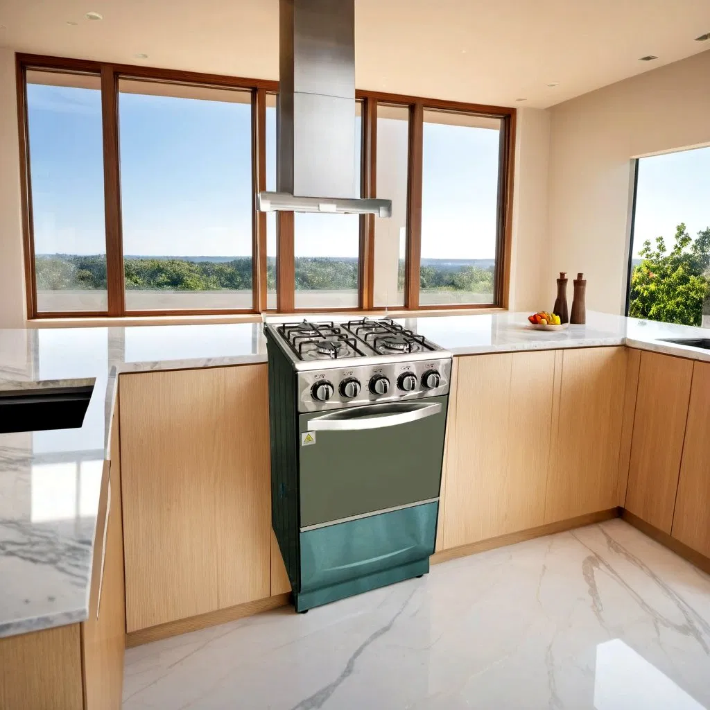 20-Inch Heavy-Duty Stainless Steel Freestanding Gas Oven for Commercial Use