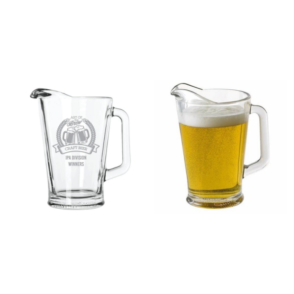 1700ml Plastic Beer Pitcher with Ice Chamber for Boddington's Redhook Samuel Smith's