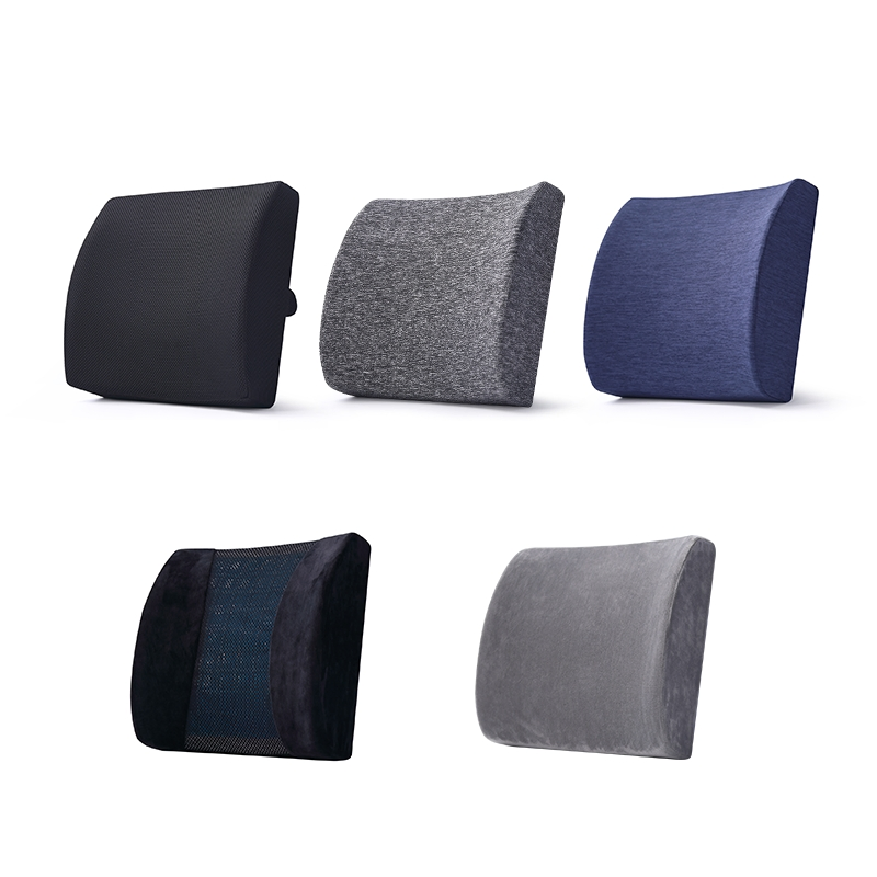 Lumbar Support Pillow Memory Foam Back Cushion for Office Chairs Car Seat Foam Pillow