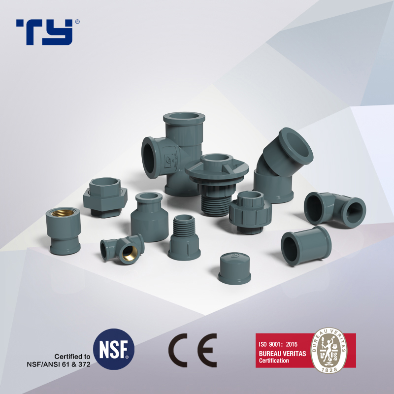 PVC-U Plastic Welded Pressure Pipe Tube Fittings NBR5648 Lesson Sum-UK Tianyan OEM (F TIGRE, SD TIGRE, TIGER)