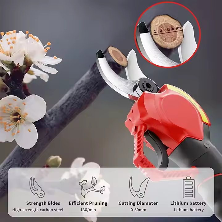 Electric Pruning Shears Professional Professional Best Electric Pruning Scissors 2 Batteries