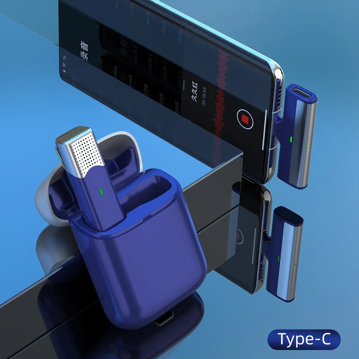 High-Quality Wireless Lapel Microphone for Streaming and Recording