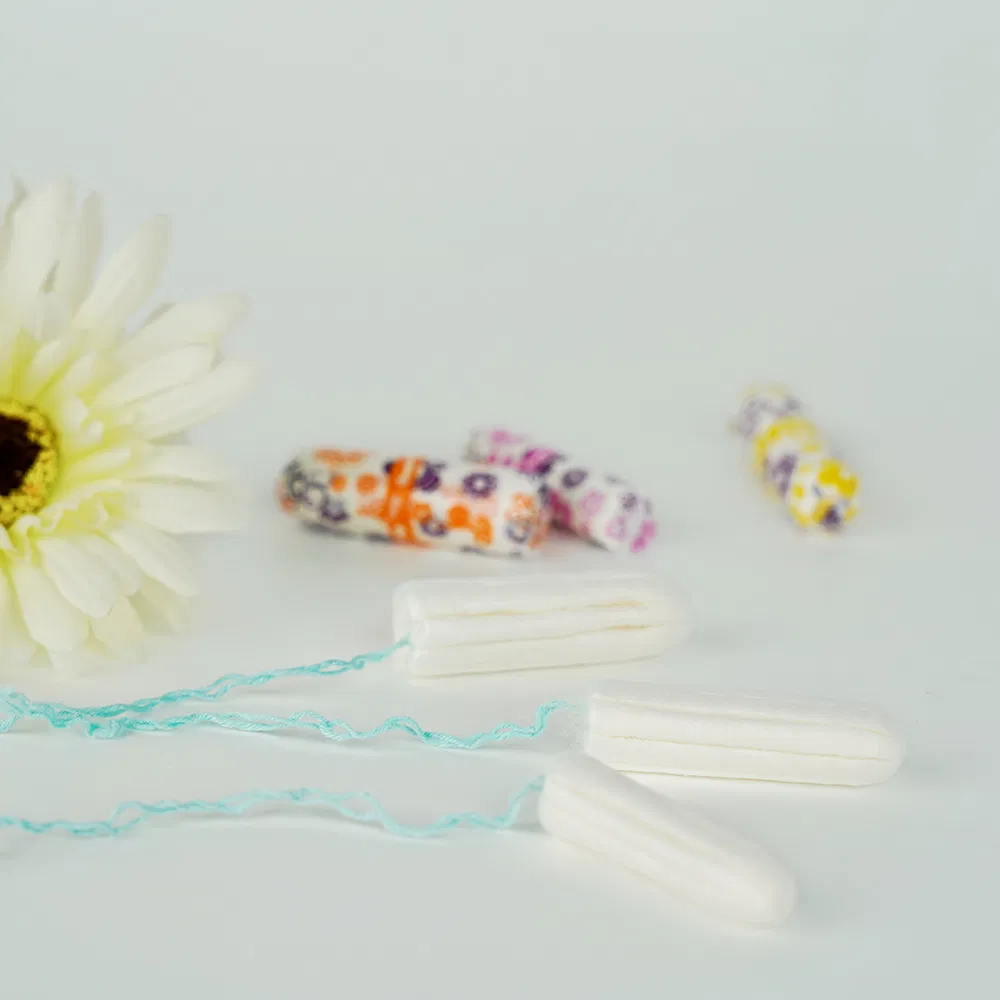 Eco Friendly Wholesale Private Label Biodegradable Organic Cotton Sanitary Tampons