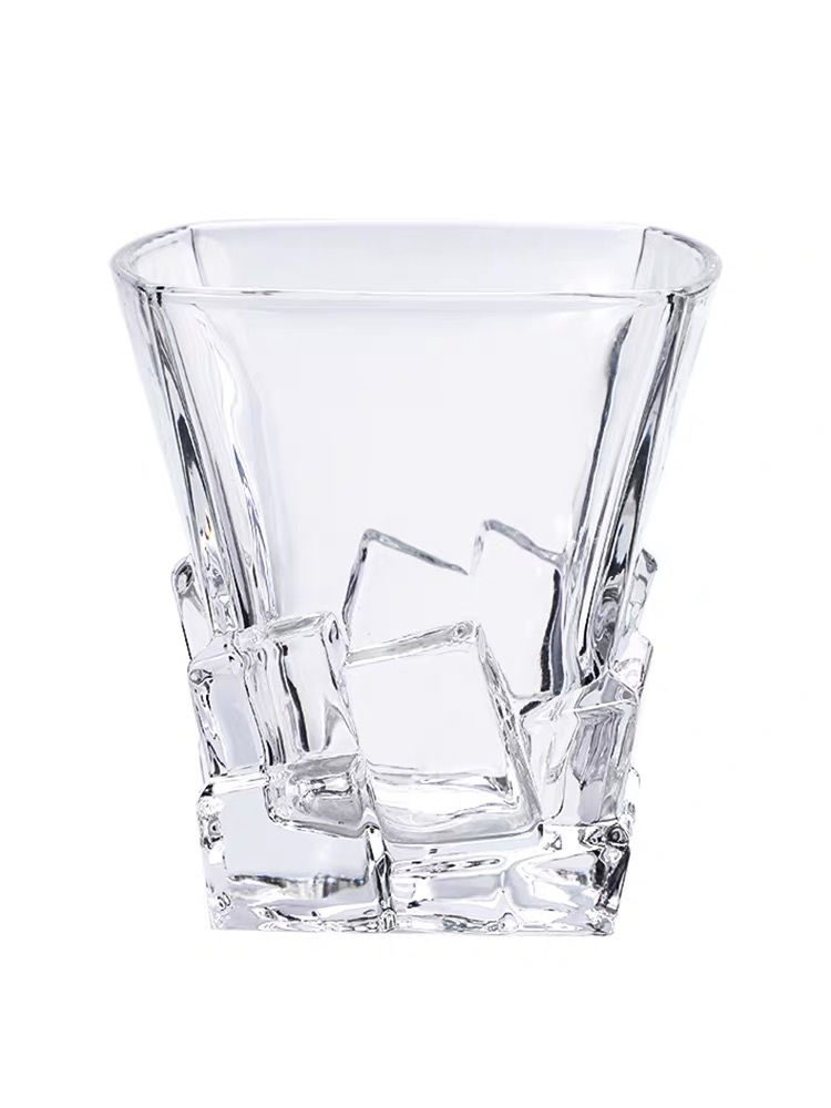 300ml Creative European Style Whiskey Thick Wall Wine Glass Cup Tumbler