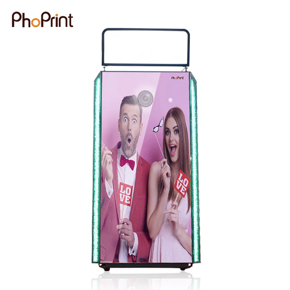 Mirror Photo Booth Machine with Printer to Take Photos Mirror Photobooth Magic Mirror Photo Booth
