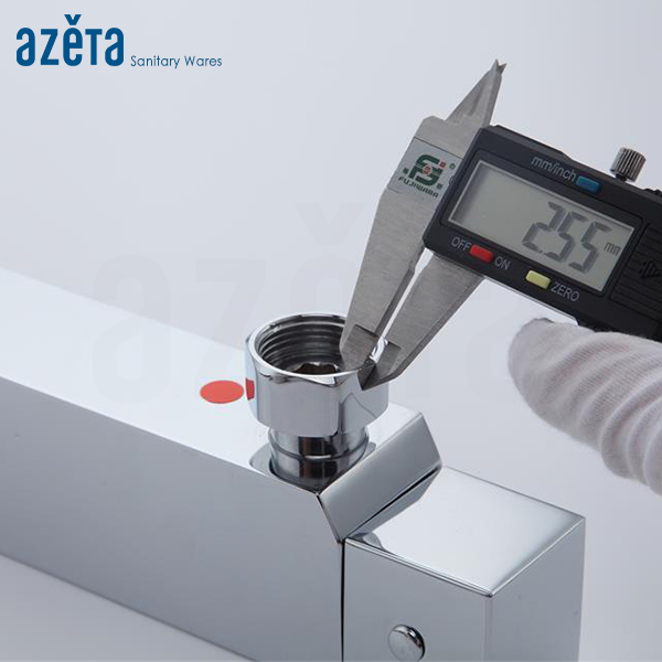 Contemporary Wall Mount Bathroom Thermostatic Bath Shower Faucet