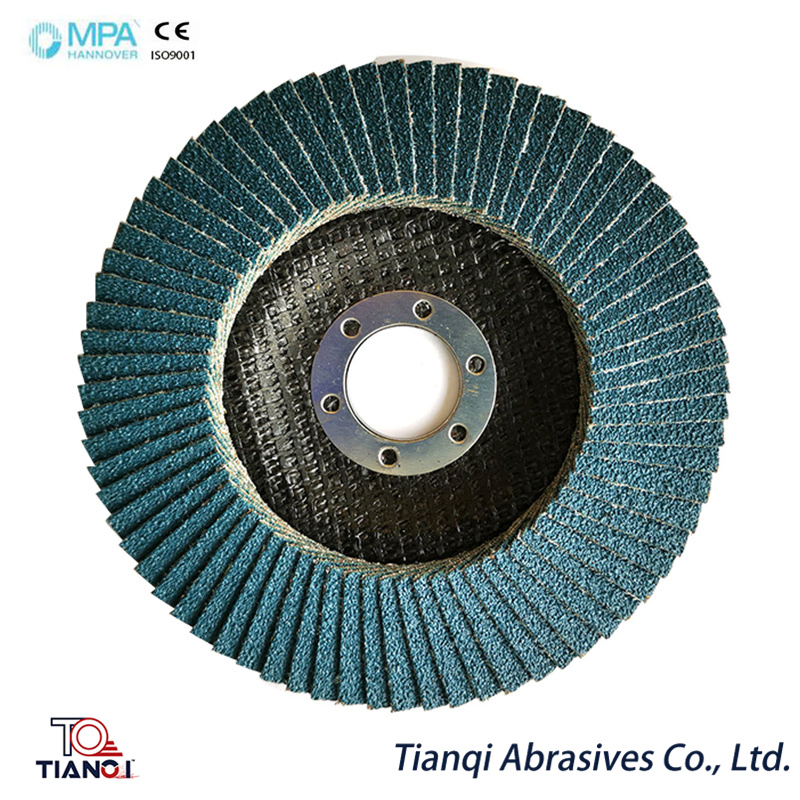 Custom Top 115X22 40# Flap Disc Welding Slag Grinding Tool About Zirconium Oxide Material