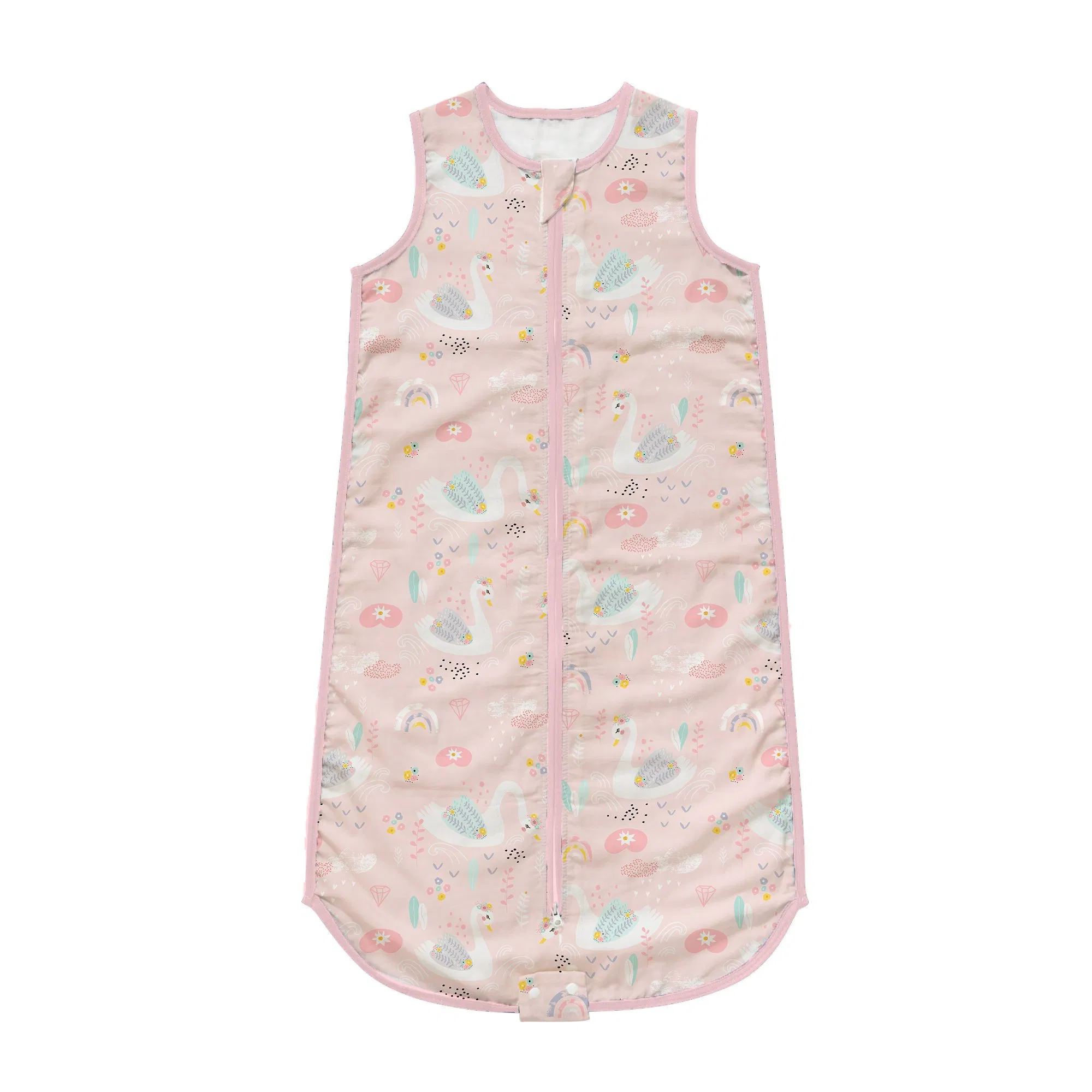 Ultra Soft Jersey Cotton Baby Swaddle Wrap OEM Service Infant Wearable Blanket Super Cozy Baby Sleeping Bag