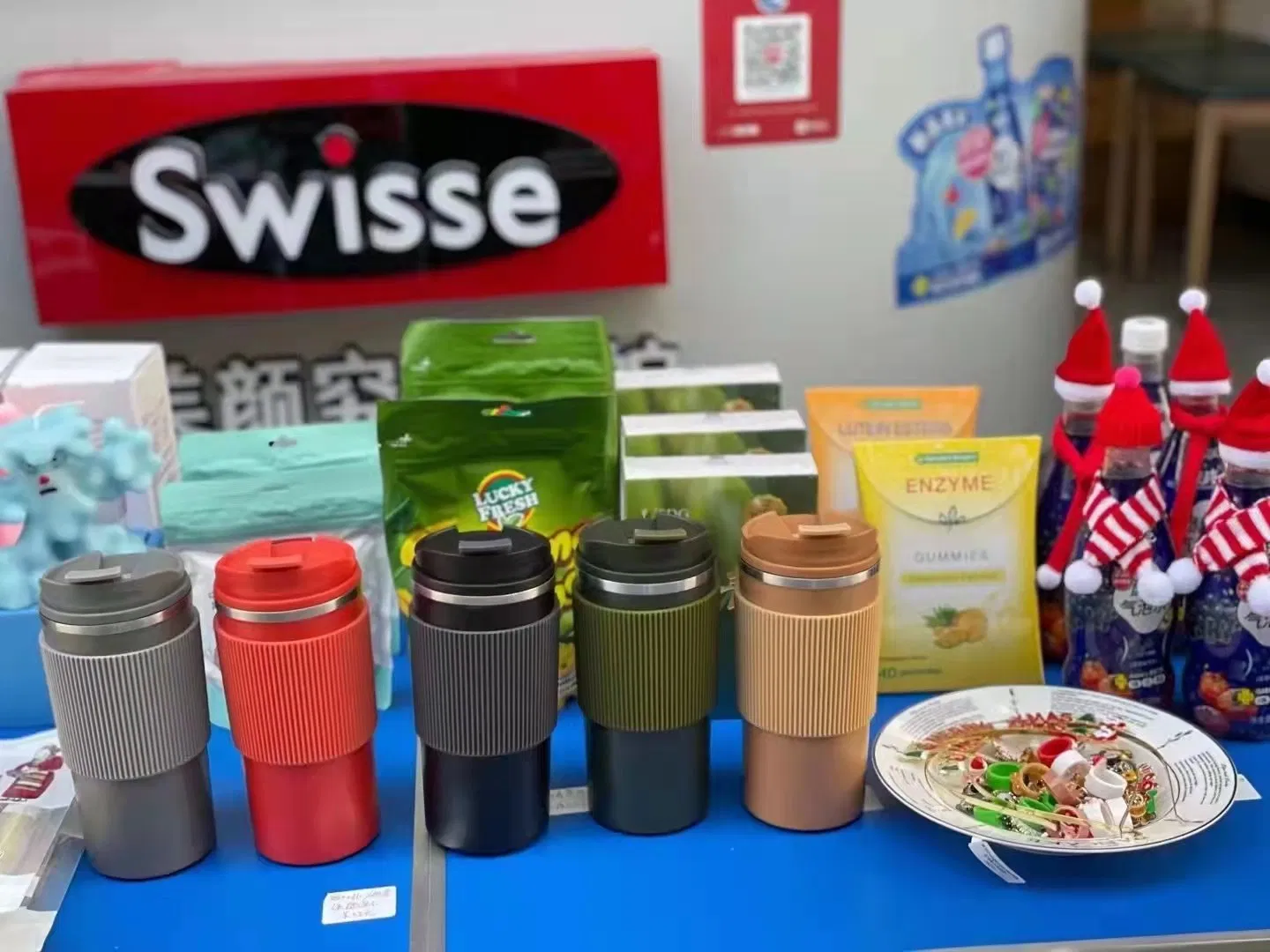 350/500ml Vacuum Tumbler Insulated Flask with Non-Slip Silicone Cover