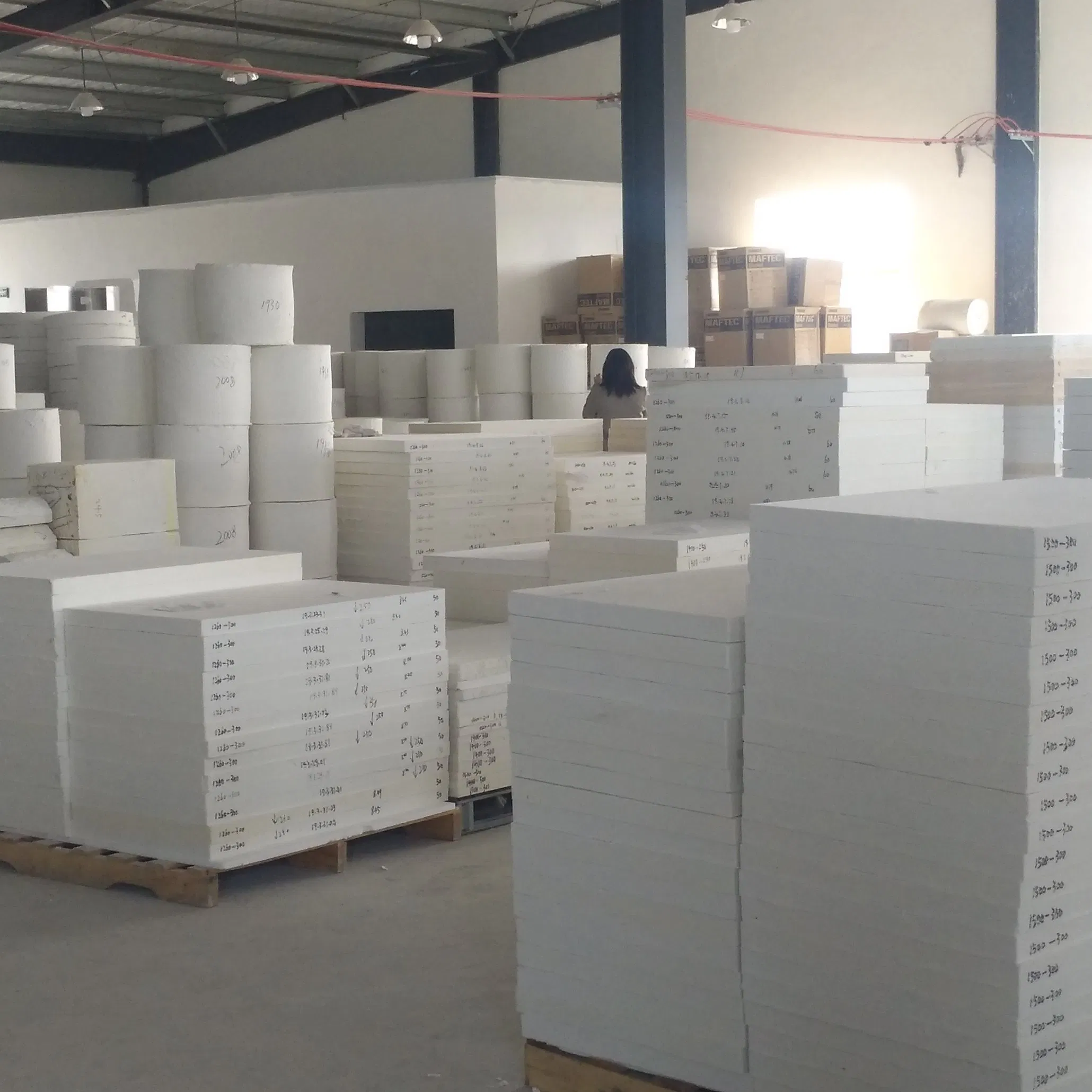 Огнеупорная плита из керамического волокна для печей