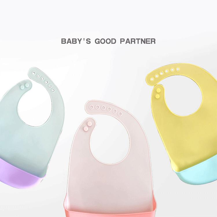 Baby Washable Silicone Waterproof Bib for Baby