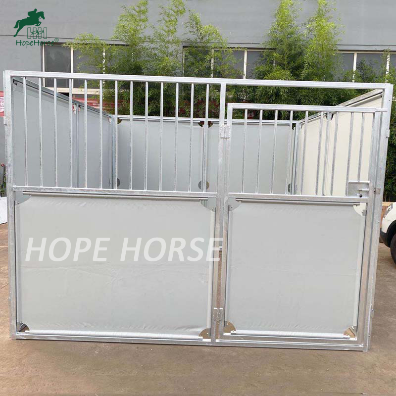 Steel Structure with PVC Panel Outdoor Shelter Horse Stall Horses Stable for Sales
