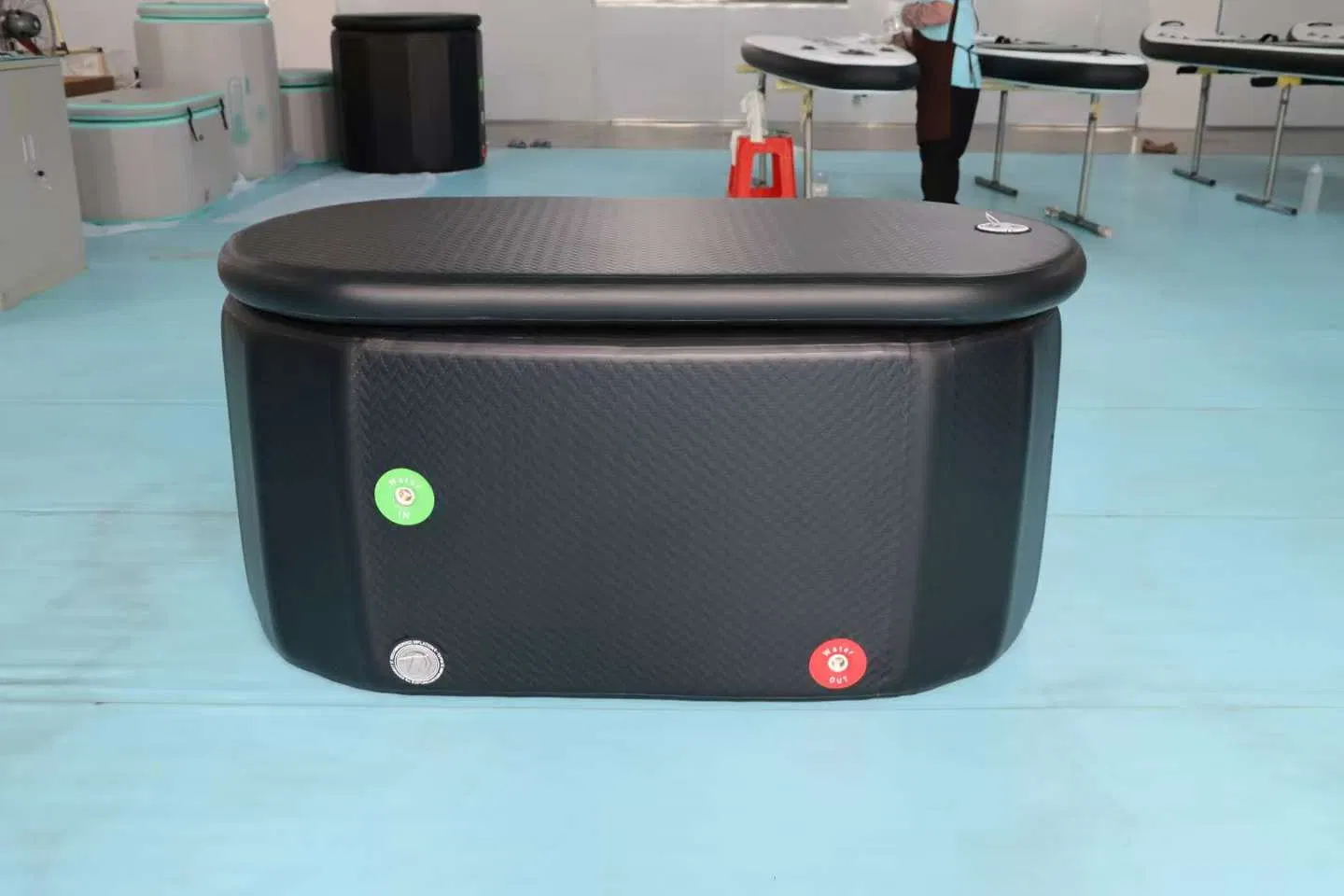 Надувная ледяная ванна SPA бочка для холодового погружения