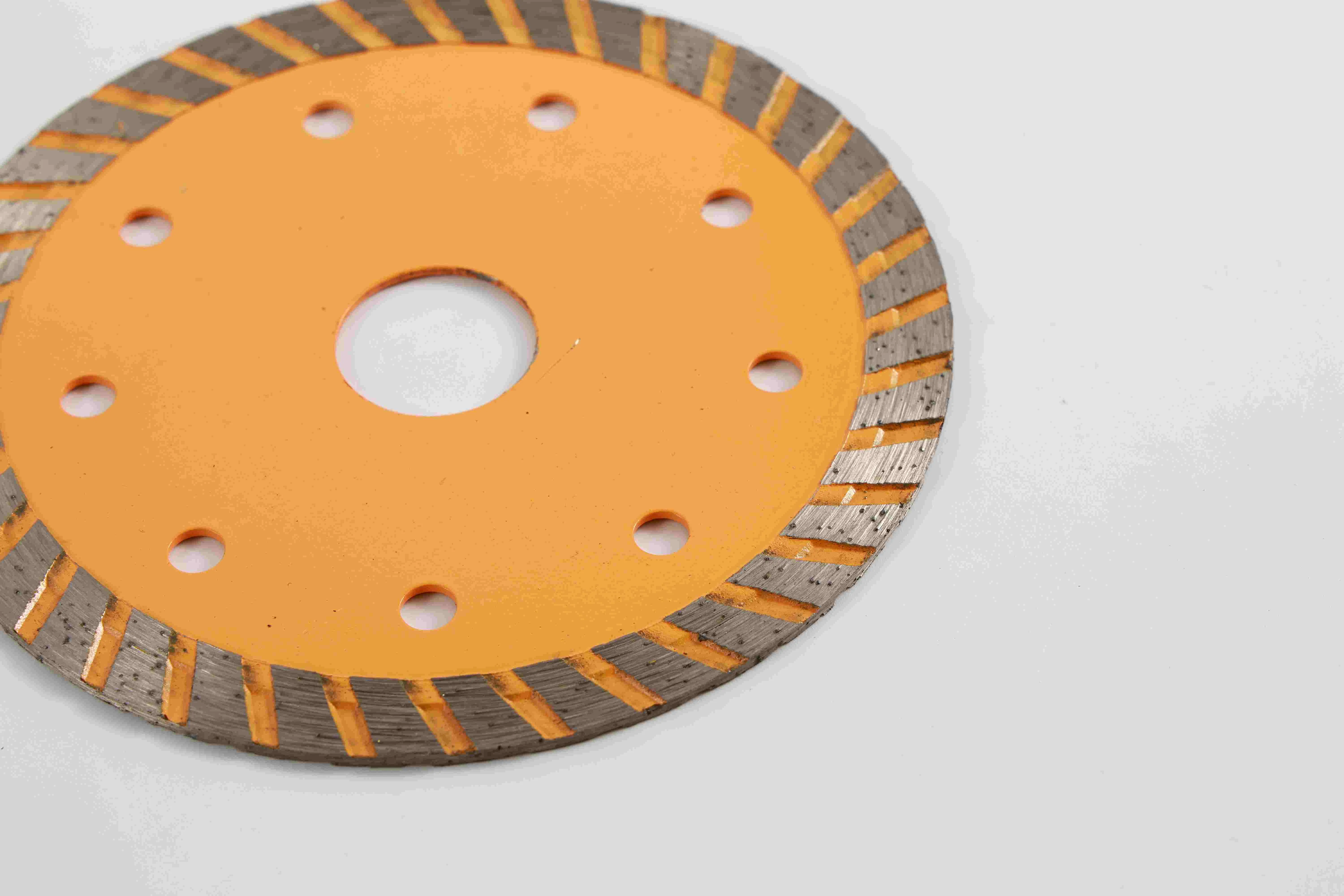 Turbo Cutting Disc Diamond Saw Blade, Cold Pressed, 4-16 in. Diameter