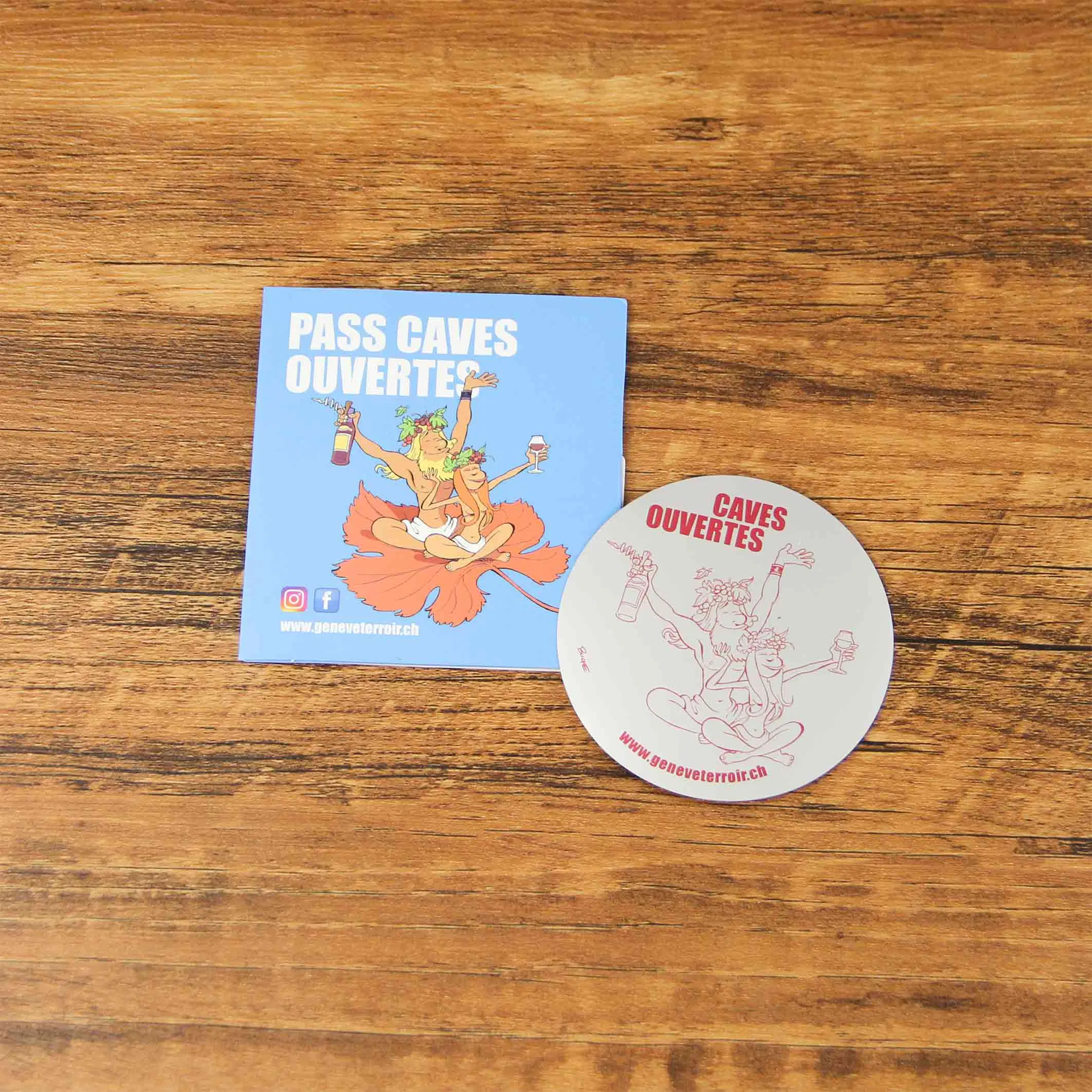 Диск для вина алюминиевый с логотипом