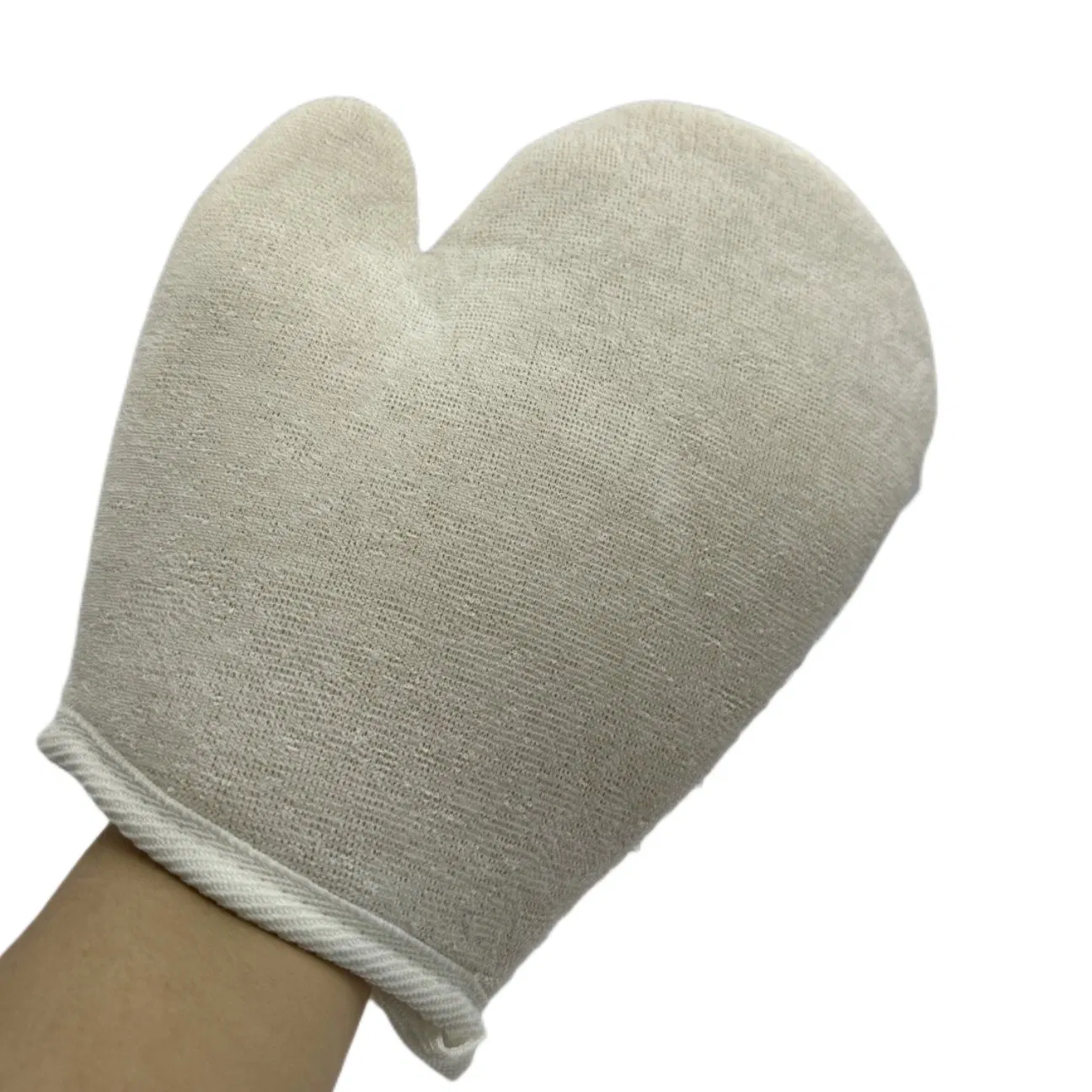 Eco Friendly Handmade Sisal Glove with Cotton Towel Bath Sponge