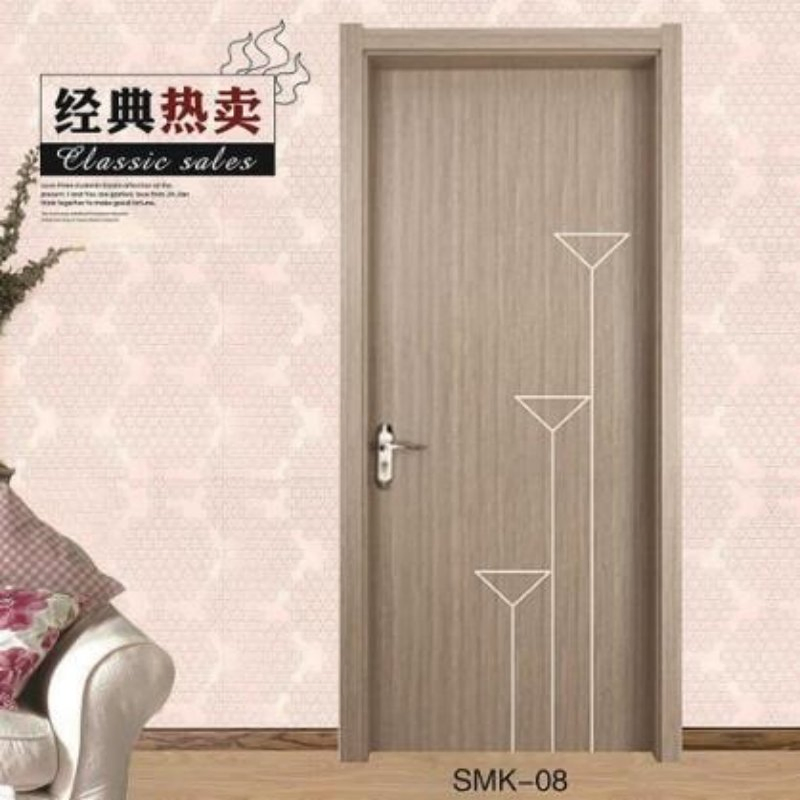 Waterproof Home Interior Wood Plastic Door