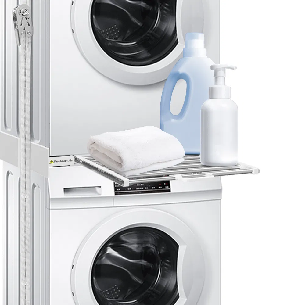Washer Dryer Stacking Kit 29 Inch, Universal Washer and Dryer Stacking Kit with Pull out Drying Rack