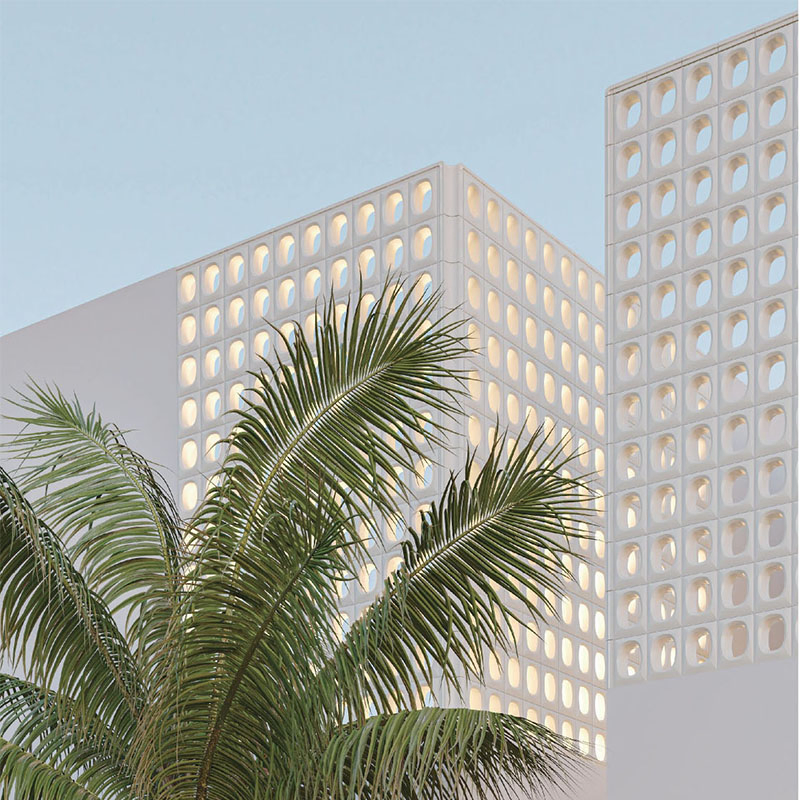 Luxury Interior Decoration Hollow Clay Blocks Perforated Fire Brick Room Partition Wall