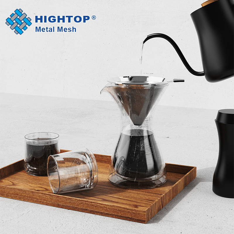 Custom 400ml 600ml 800ml Borosilicate Glass Pour Over Coffee Maker Glass Coffee Pot with Filter